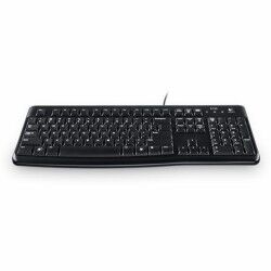 Tastiera Logitech 920-002641 Nero Qwerty in Spagnolo QWERTZ Ceco