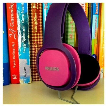 Cuffie Philips Rosa Con cavo Per i bambini