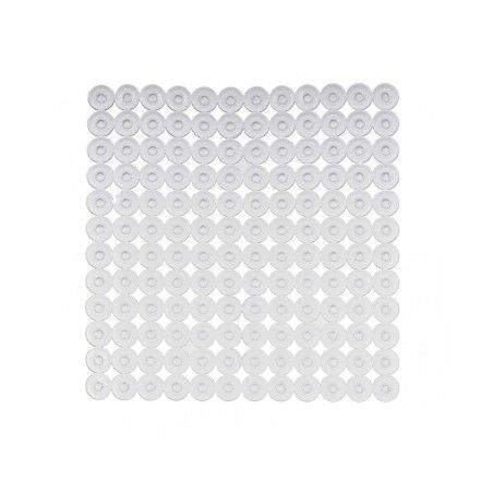 Tappetino Antiscivolo da Doccia Trasparente PVC 54 x 54 x 1 cm (6 Unità)
