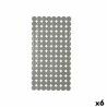 Tappetino Antiscivolo da Doccia Grigio PVC 68 x 36 x 1 cm (6 Unità)
