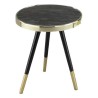 Tavolo aggiuntivo DKD Home Decor Cristallo Acciaio (42,5 x 42,5 x 48 cm)