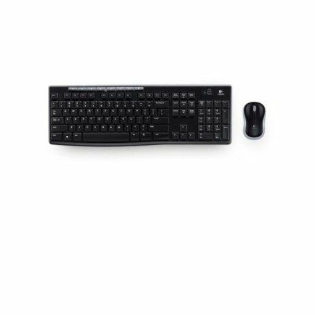 Tastiera e Mouse Ottico Logitech 920-004513 2,4 GHz Nero Spagnolo Qwerty in Spagnolo QWERTY