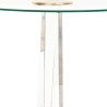 Tavolo aggiuntivo DKD Home Decor Dorato Metallo Acrilico (42 x 42 x 60 cm)