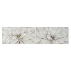 Quadro Home ESPRIT Shabby Chic Papavero 120 x 3 x 60 cm (2 Unità)