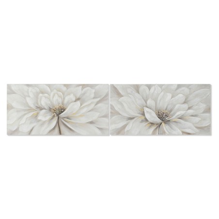 Quadro Home ESPRIT Shabby Chic Papavero 120 x 3 x 60 cm (2 Unità)
