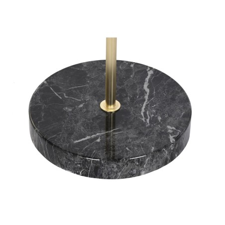 Tavolo aggiuntivo DKD Home Decor Nero Trasparente Dorato Cristallo Acciaio 45 x 45 x 50 cm