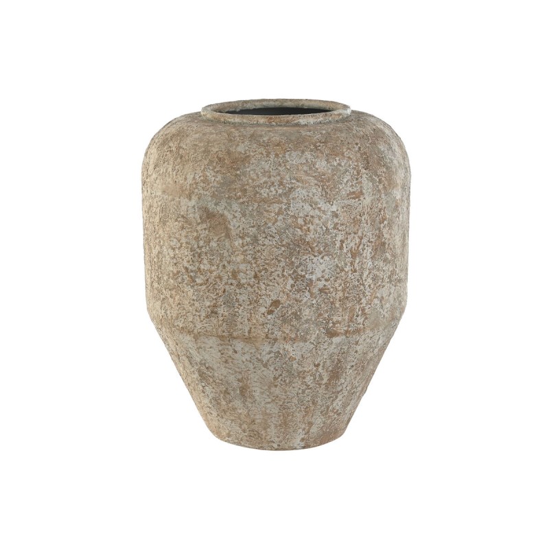 Vaso Home ESPRIT Bianco Metallo 31,5 x 31,5 x 38,5 cm Vaso Home ESPRIT Bianco Metallo 31,5 x 31,5 x 38,5 cm