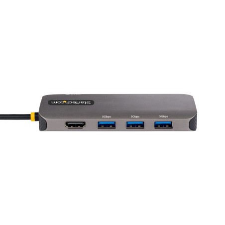 Hub USB Startech 127B-USBC-MULTIPORT Grigio