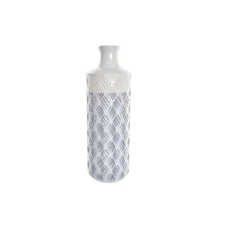 Vaso DKD Home Decor Porcellana Azzurro Bicolore 15 x 15 x 46 cm Mediterraneo Vaso DKD Home Decor Porcellana Azzurro Bicolore 15 x 15 x 46 cm Mediterraneo