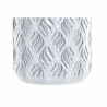 Vaso DKD Home Decor Porcellana Azzurro Bicolore 15 x 15 x 46 cm Mediterraneo