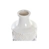 Vaso DKD Home Decor Porcellana Azzurro Bicolore 15 x 15 x 46 cm Mediterraneo