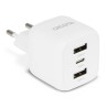 Caricabatterie da Parete Dicota D32069 Bianco 32 W