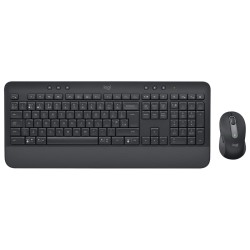 Tastiera e Mouse Wireless Logitech MK650 Grafite Inglese QWERTY