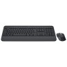 Tastiera e Mouse Wireless Logitech MK650 Grafite Inglese QWERTY