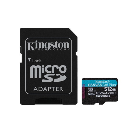 Scheda Di Memoria Micro SD con Adattatore Kingston SDCG4/512GB 512 GB