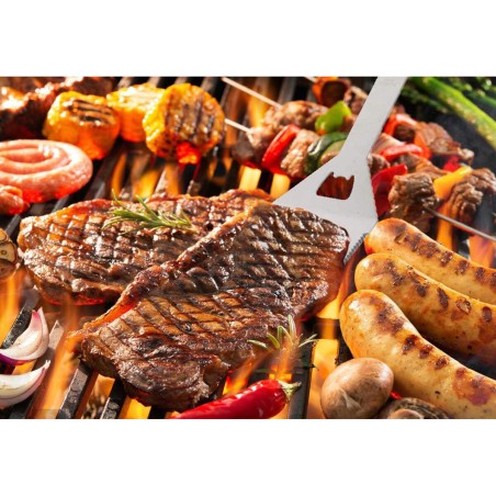 Paletta per Barbecue Algon Acciaio (12 Unità)