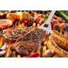 Paletta per Barbecue Algon Acciaio (12 Unità)