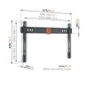 Supporto da Parete Vogel's 1816050 75 Kg