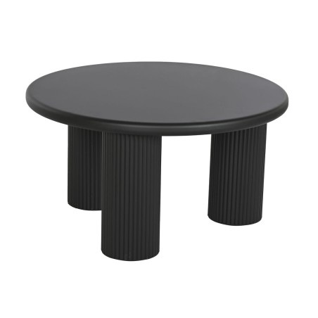 Tavolo aggiuntivo Home ESPRIT Nero Metallo 75 x 75 x 40 cm