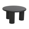 Tavolo aggiuntivo Home ESPRIT Nero Metallo 75 x 75 x 40 cm
