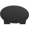 Tavolo aggiuntivo Home ESPRIT Nero Metallo 75 x 75 x 40 cm