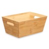 Cestino Multiuso Kinvara B7656-2515 Naturale Bambù 15 x 29 x 8,5 cm Con manici (12 Unità)