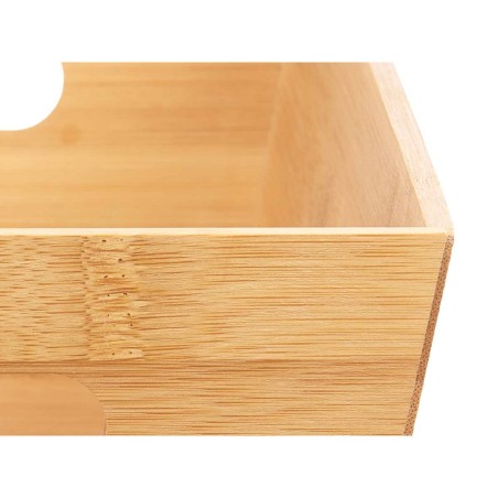 Cestino Multiuso Kinvara B7656-2515 Naturale Bambù 15 x 29 x 8,5 cm Con manici (12 Unità)