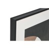 Quadro Home ESPRIT Marrone Nero Verde Astratto Città 80 x 4 x 80 cm (2 Unità)