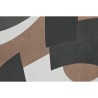 Quadro Home ESPRIT Marrone Nero Verde Astratto Città 80 x 4 x 80 cm (2 Unità)