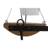Appendiabiti da parete Home ESPRIT Bianco Metallo Legno di paulownia Velieri 39 x 10 x 26,5 cm