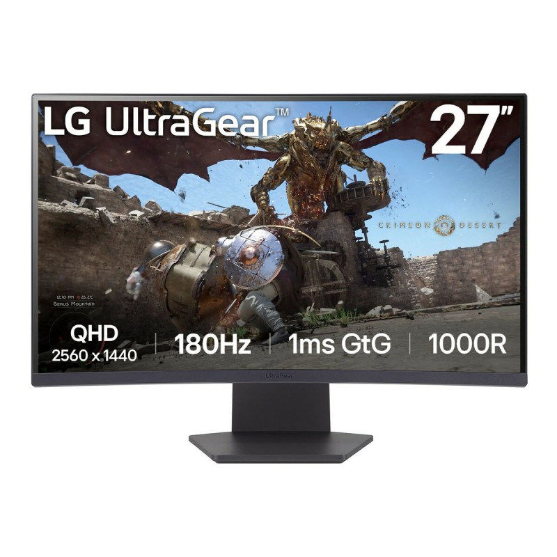 Monitor Gaming LG 27GS60QC-B Full HD 27" 180 Hz