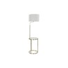 Lampada da Terra DKD Home Decor 43,5 x 40 x 154 cm Dorato Metallo Bianco 220 V 50 W