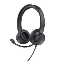 Auricolari con Microfono Trust 25088 Nero