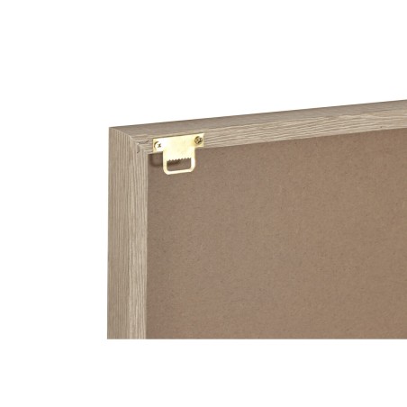 Quadro Home ESPRIT Bianco Naturale Astratto Scandinavo 60 x 3 x 80 cm (2 Unità)