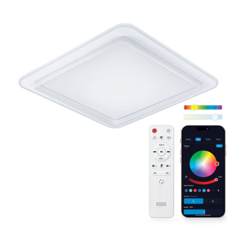 Plafoniera LED KSIX Celeste (3000k - 6500k) Plafoniera LED KSIX Celeste (3000k - 6500k)