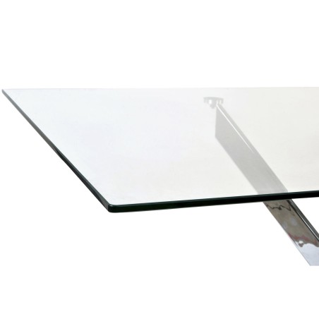 Tavolo da Pranzo DKD Home Decor Trasparente Metallo Cristallo 150 x 90 x 75 cm