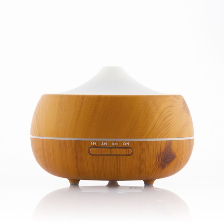 Umidificatore Diffusore di Aromi con LED Multicolore Wooden-Effect InnovaGoods