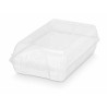 Scatola di scarpe impilabile Trasparente Plastica 19 x 10,5 x 33 cm (12 Unità)