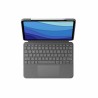 Custodia per iPad + Tastiera Logitech 920-010145 Grigio QWERTY
