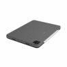 Custodia per iPad + Tastiera Logitech 920-010145 Grigio QWERTY