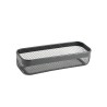 Cestino Multiuso Confortime Nero Metallo 30,5 x 11,5 x 7 cm (8 Unità)