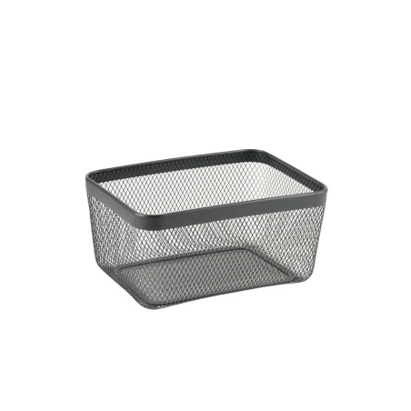 Cestino Multiuso Confortime Nero Metallo 30,5 x 23 x 15,2 cm (8 Unità)