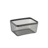 Cestino Multiuso Confortime Nero Metallo 30,5 x 23 x 15,2 cm (8 Unità)