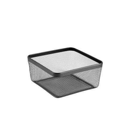 Cestino Multiuso Confortime Nero Metallo 30,5 x 30,5 x 15,2 cm (6 Unità)