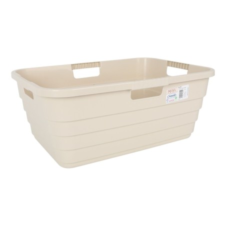 Cesto per i Panni Tontarelli Maya Beige Plastica 54,5 x 37,5 x 22 cm (12 Unità)