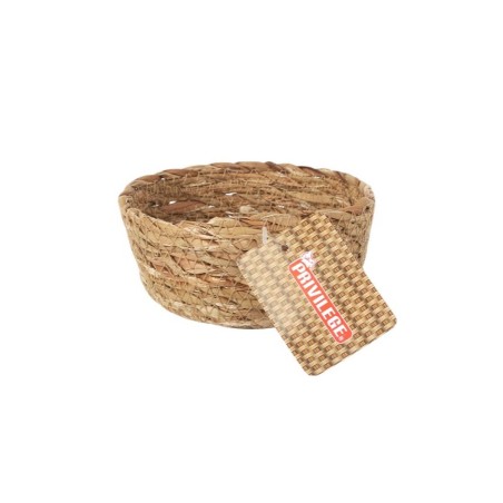 Cestino Multiuso Privilege   Marrone vimini Rotonda ø 12 x 5 cm (36 Unità)