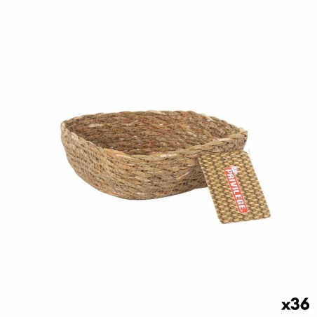 Cestino Multiuso Privilege   Marrone vimini Rettangolare 13 x 10 x 5 cm (36 Unità)