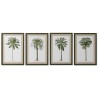 Quadro Home ESPRIT Verde Beige Palme Tropicale 50 x 2,5 x 70 cm (4 Unità)