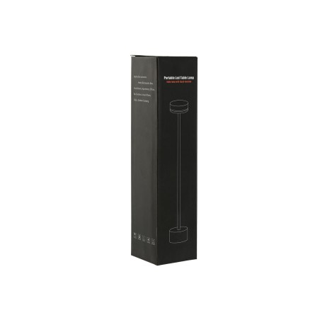 Lampada da tavolo Home ESPRIT Rame Dorato Argentato 8 x 8 x 34 cm (3 Unità)