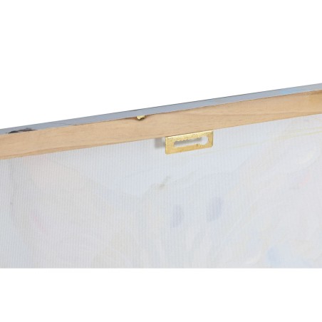 Quadro Home ESPRIT Tela Legno MDF Gatto Città Laccato 40 x 1,8 x 60 cm (2 Unità)